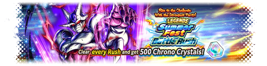Relevez le défi avec vos équipes les plus puissantes ! SUMMER FEST BATTLE RUSH