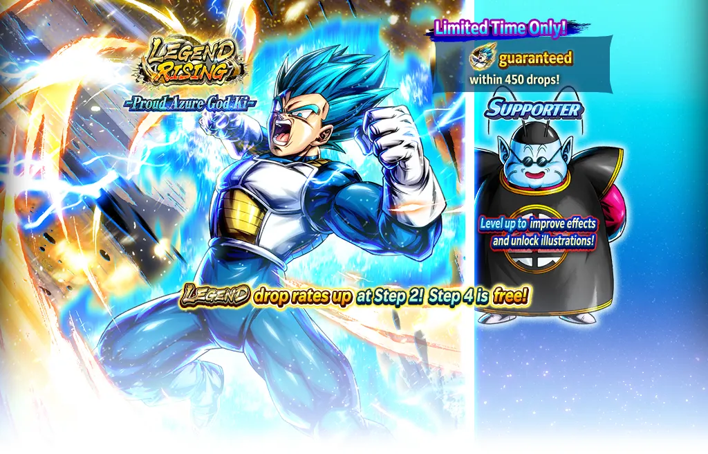 LEGEND RISING - La fierté du Ki divin azur -